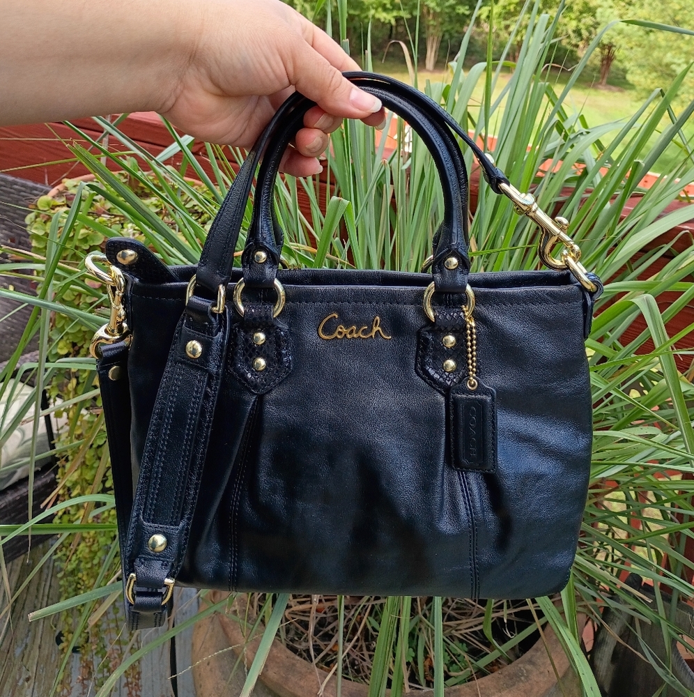 Coach Leather Ashley Mini Tote - Picture 8 of 17